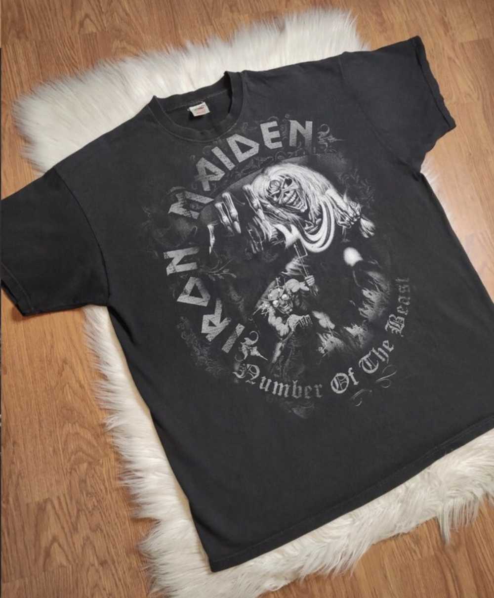 Band Tees × Iron Maiden × Rock T Shirt Vintage Ir… - image 4