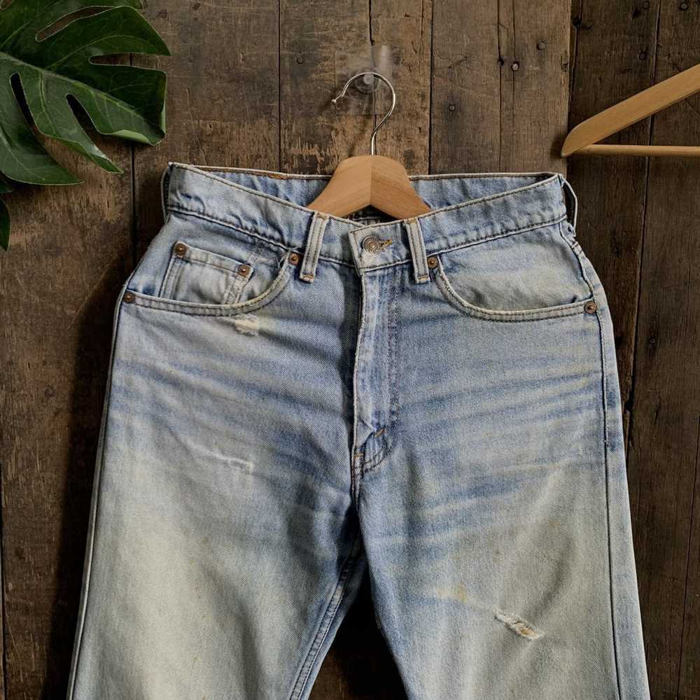 Levi's × Vintage Vintage Distressed Levis 525 Den… - image 2