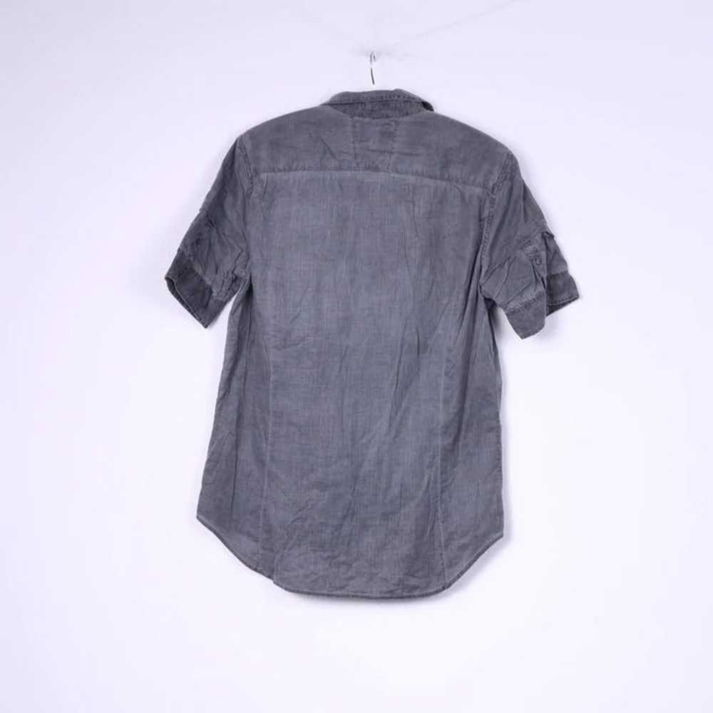 Diesel Diesel Men M Casual Shirt Short Sleeve Gre… - image 6