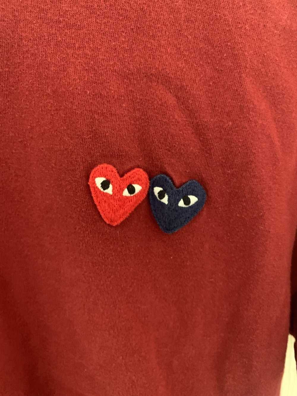 Comme Des Garcons Play CDG Home Tee Red - image 3
