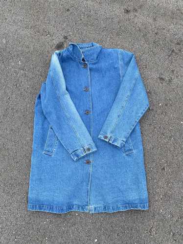 Vintage Denim Peacoat