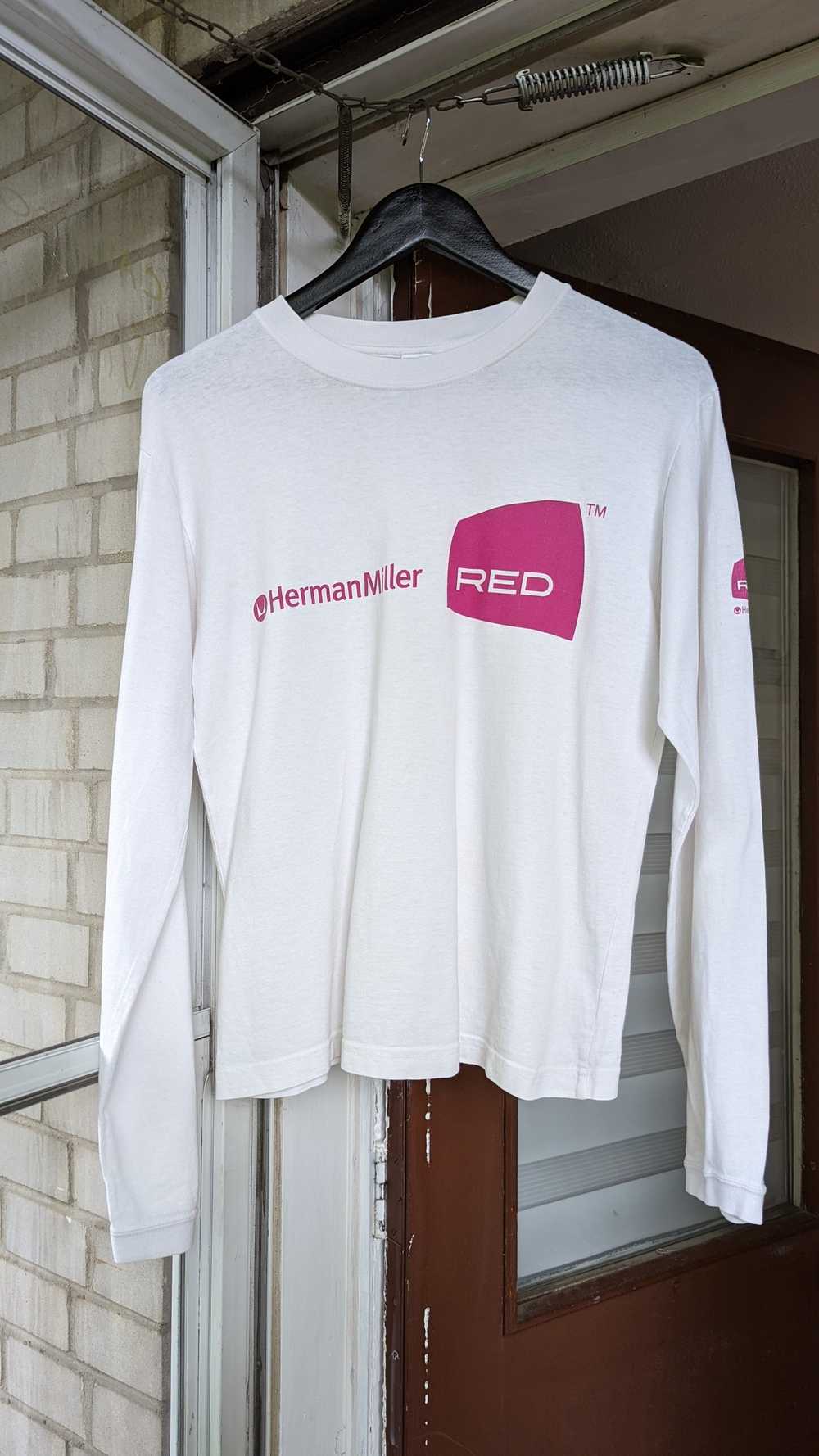 Vintage Herman Miller Red 00s T Shirt - image 1