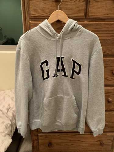 Gap Vintage Gray GAP USA Hoodie Pullover Sweater … - image 1