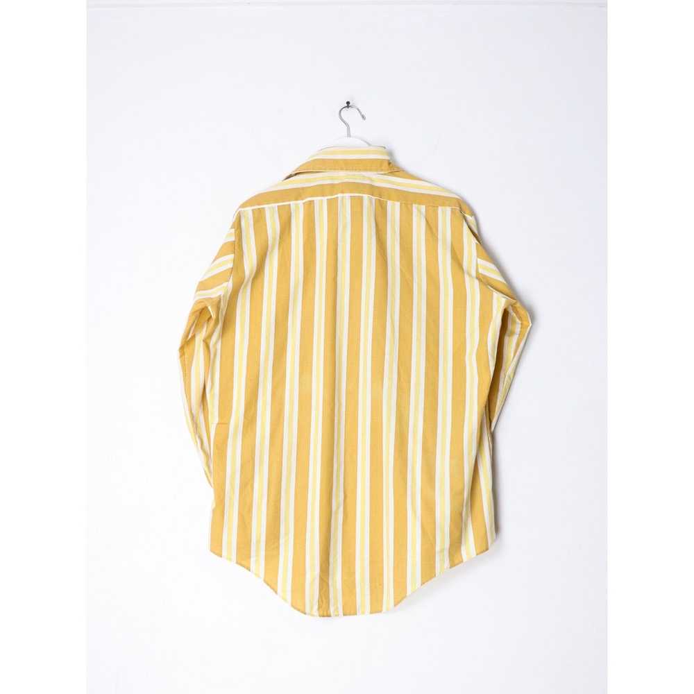 Other Vintage 80s Jandy Place Striped Button Up S… - image 2