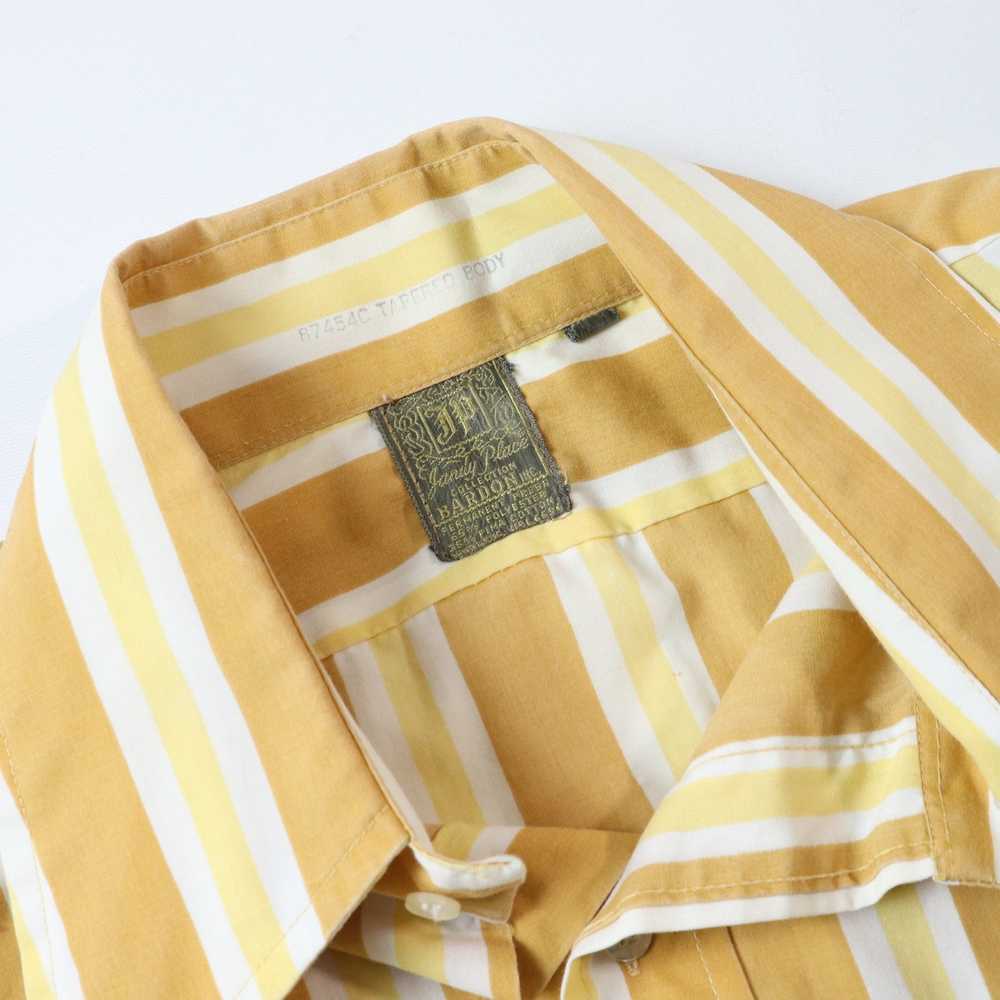 Other Vintage 80s Jandy Place Striped Button Up S… - image 3