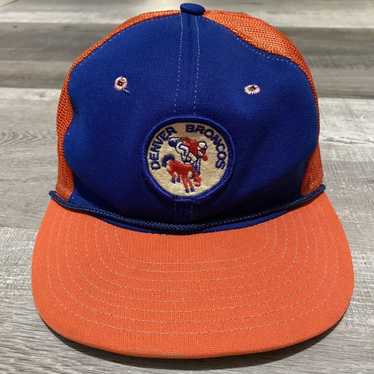 Vintage Denver Broncos NFL Football Sports Logo 7 Plain Logo Hat Cap  Snapback | SidelineSwap