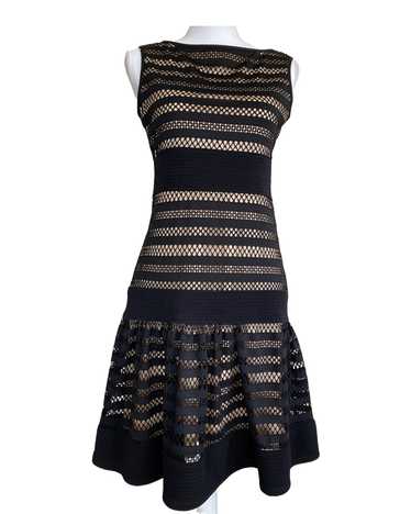 Just Taylor Black Lace Dress, 4