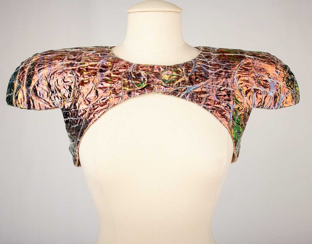 A Paco Rabanne Couture Bolero in "Papier Fou" Cal… - image 2