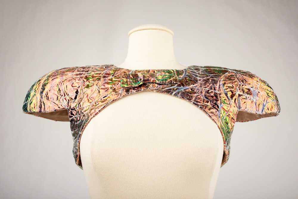 A Paco Rabanne Couture Bolero in "Papier Fou" Cal… - image 3