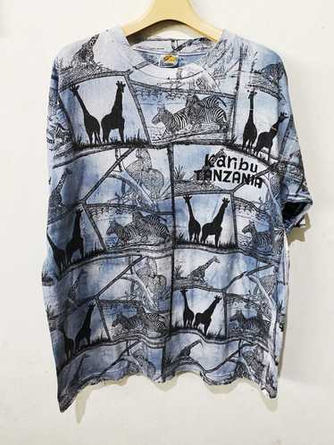 Animal Tee × Art × Vintage Vintage Save the Rainf… - image 1