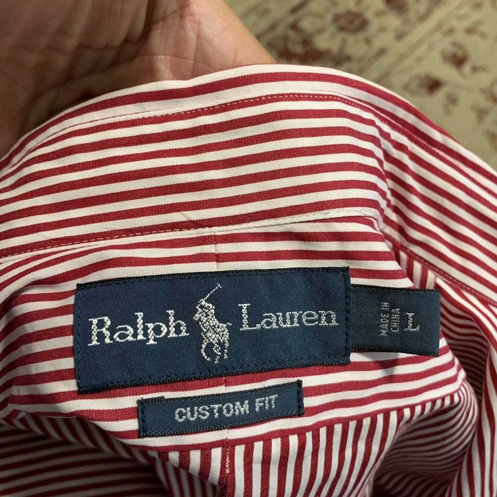 Ralph Lauren Candy Cane Striped Button down shirt… - image 12