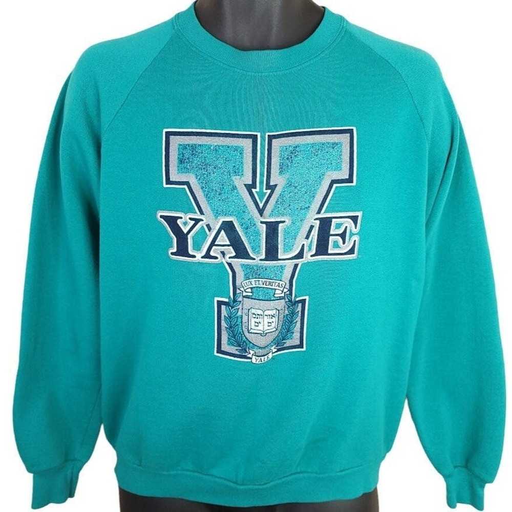 Vintage Yale University Bulldogs Sweatshirt Vinta… - image 1