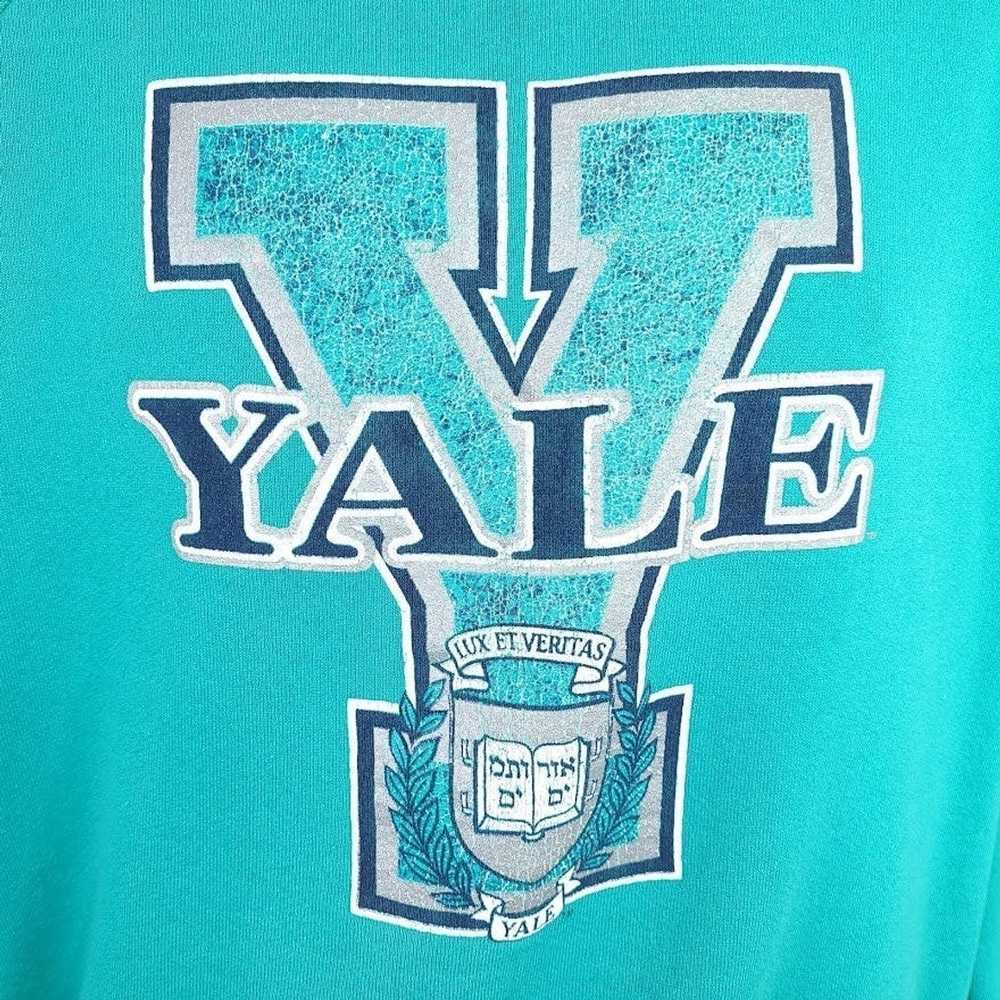 Vintage Yale University Bulldogs Sweatshirt Vinta… - image 2