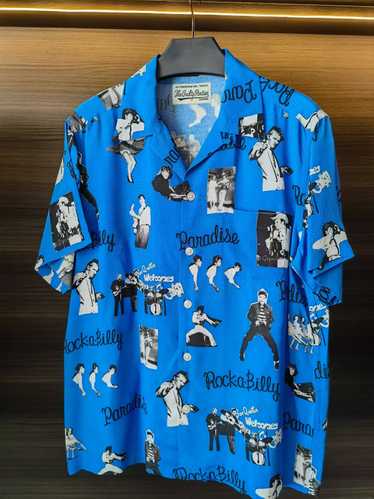 Wacko Maria wacko maria blue hawaiian Shirt - image 1