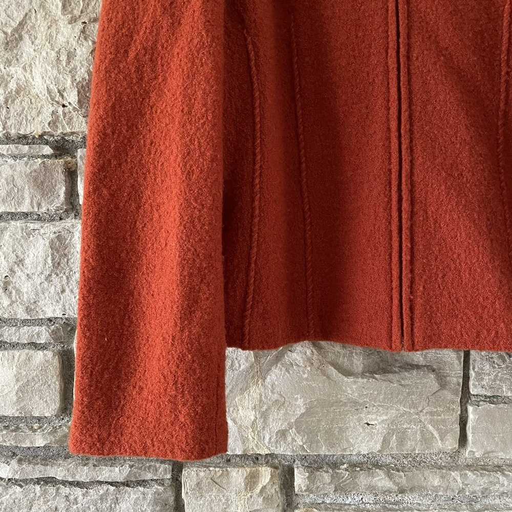 Vintage Vintage 90s Burnt Orange Wool Sarah Jacket - image 2