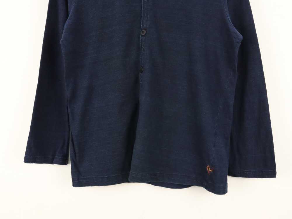 45rpm × Indigo 45rpm Indigo Button Up Shirt - image 5