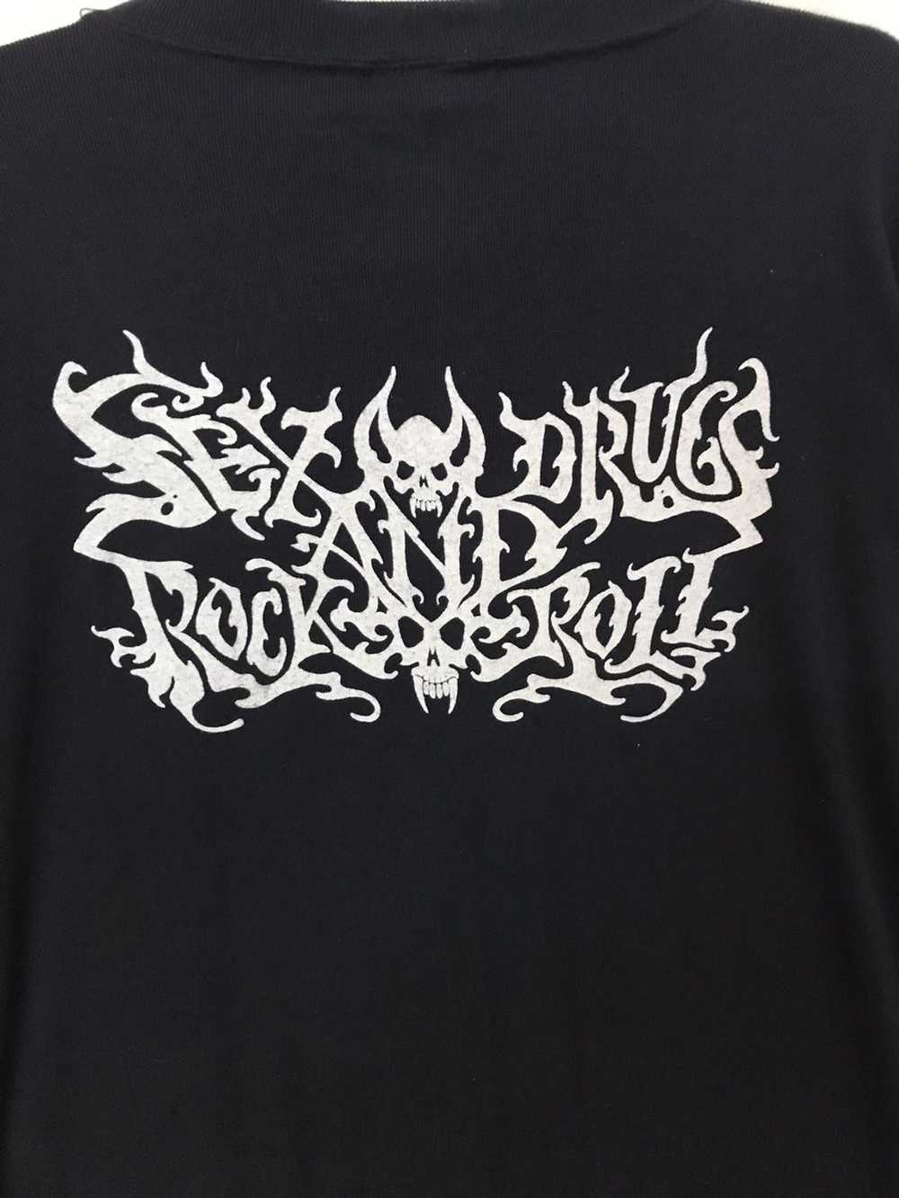 Vintage Vintage Rock Drugs Sex Roll Tshirt - image 5