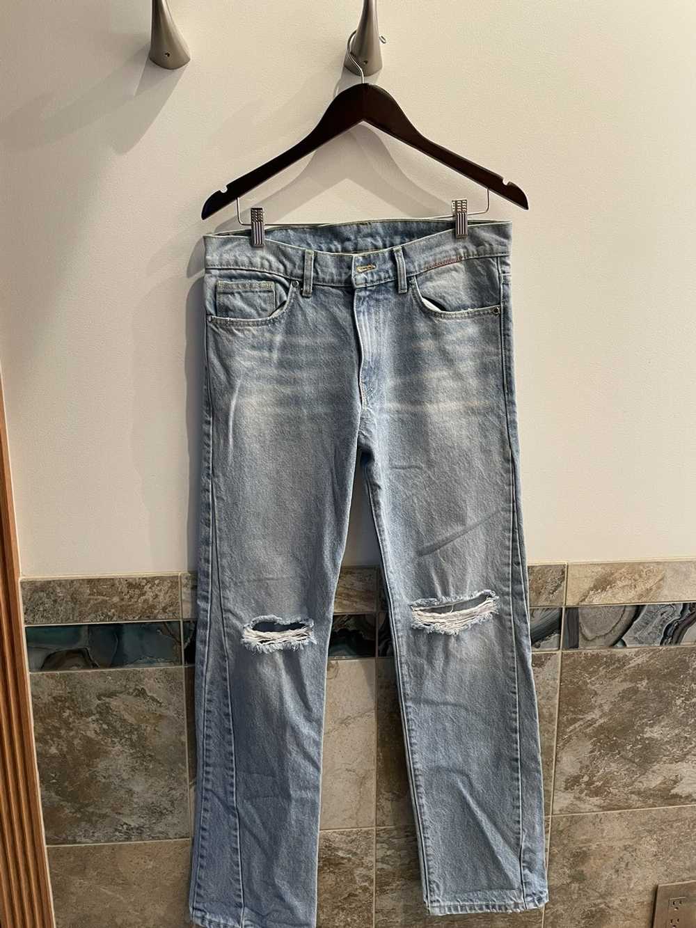 Vintage Vintage Reconstructed Flare Jeans - image 1