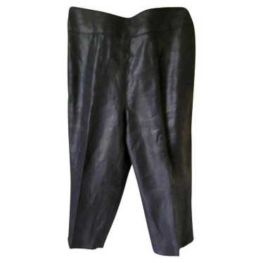 Longchamp Trousers Linen in Black - image 1