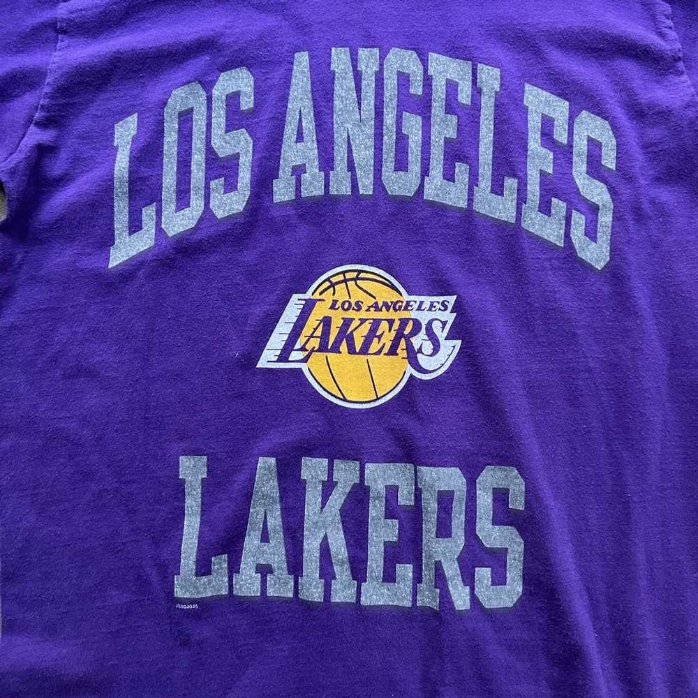 Vintage Vintage 90s Single Stitch Lakers - Gem