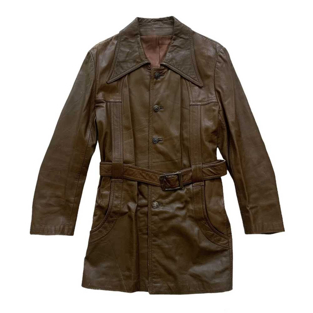Leather Jacket × Streetwear × Vintage Vintage 198… - image 1