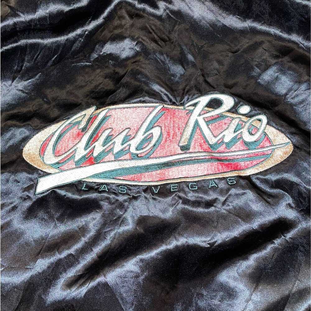 Other Vintage Las Vegas Club Rio Satin Black Jack… - image 7
