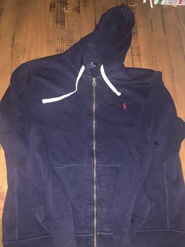 Polo navy blue hoodie - Gem