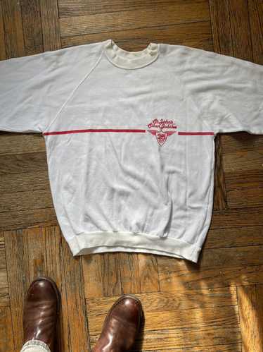 Vintage Vintage 90s White Crewneck St.John’s Silv… - image 1