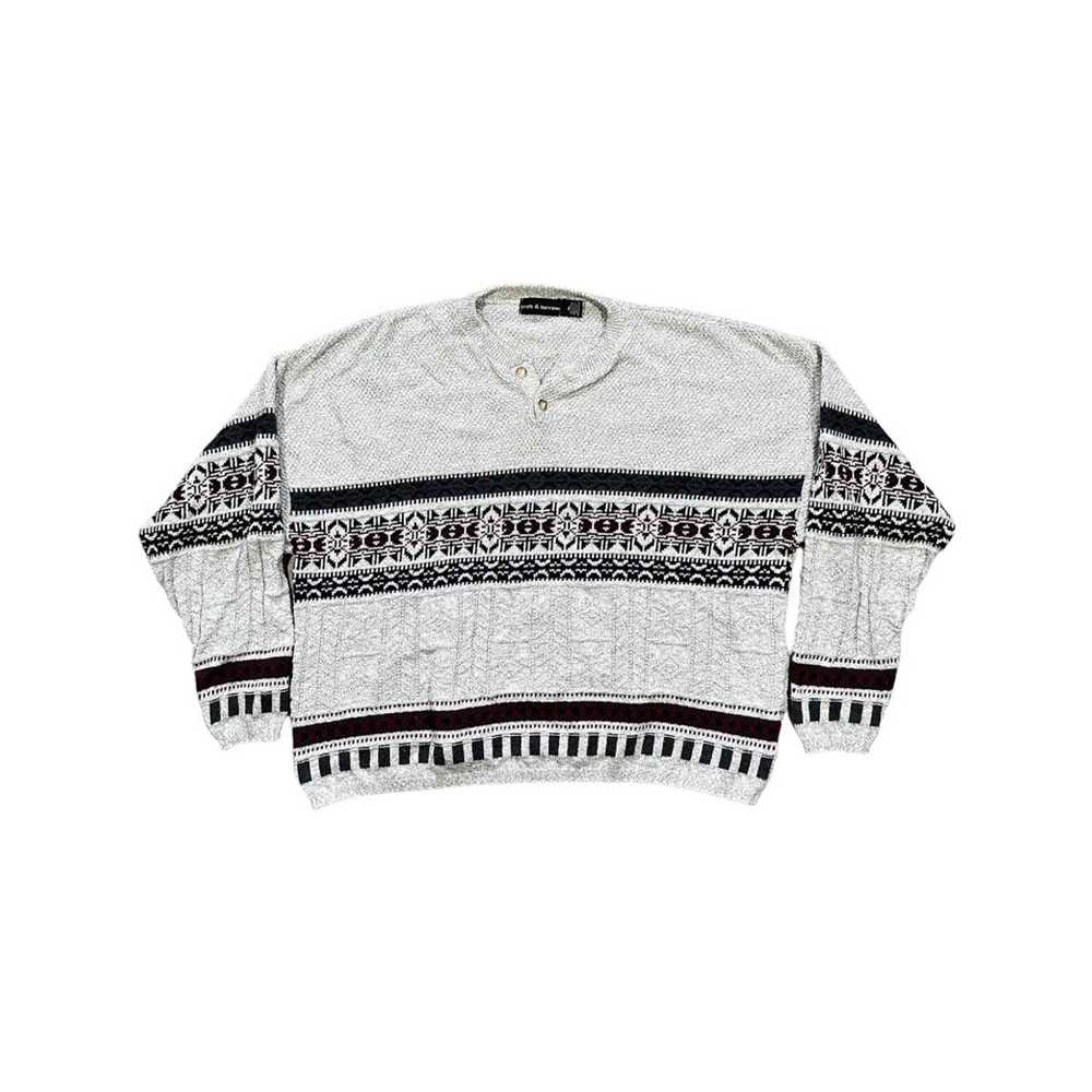 Croft & Barrow × Vintage 90s loose knit croft and… - image 1