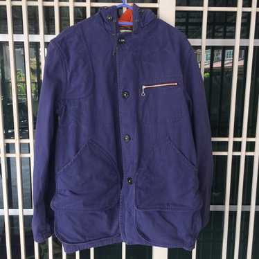 Hollywood Ranch Market Japanese Designer outlet HR Market Blue Blue Button Light Jacket Size Large