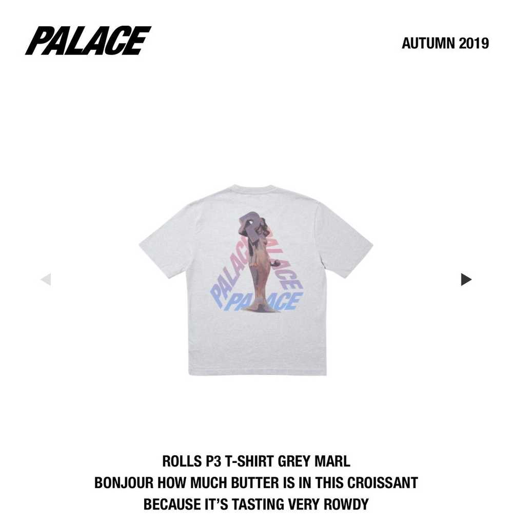 Palace ROLLS P3 T-SHIRT GREY MARL - image 4