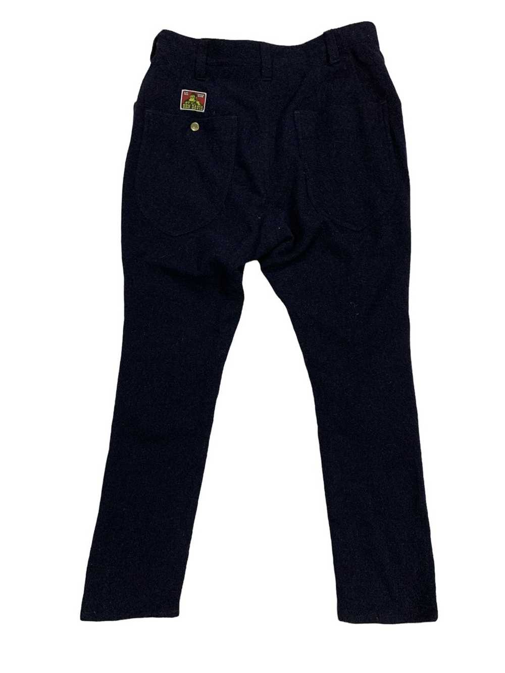 Ben Davis 🔥VTG BEN DAVIS WOOL NAVY TROUSERS - image 5