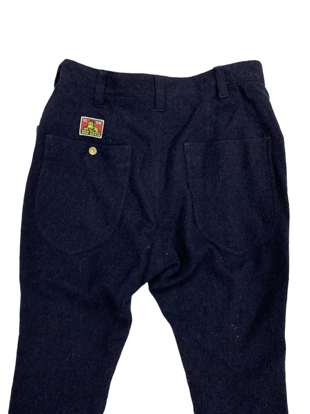 Ben Davis 🔥VTG BEN DAVIS WOOL NAVY TROUSERS - image 7