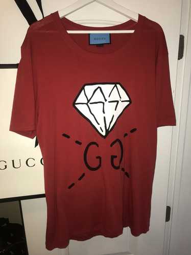 Gucci GUCCI GucciGhost GG Diamond T-shirt $400