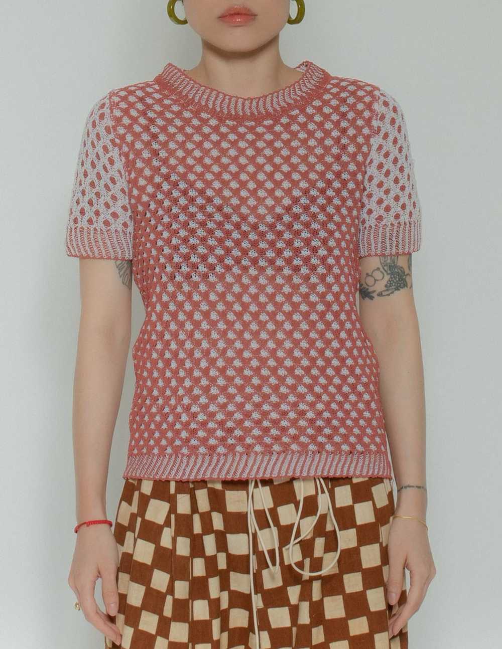 Versus woven short sleeved top - image 4