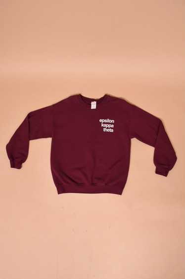 Maroon Epsilon Kappa Theta Sorority Sweatshirt by 