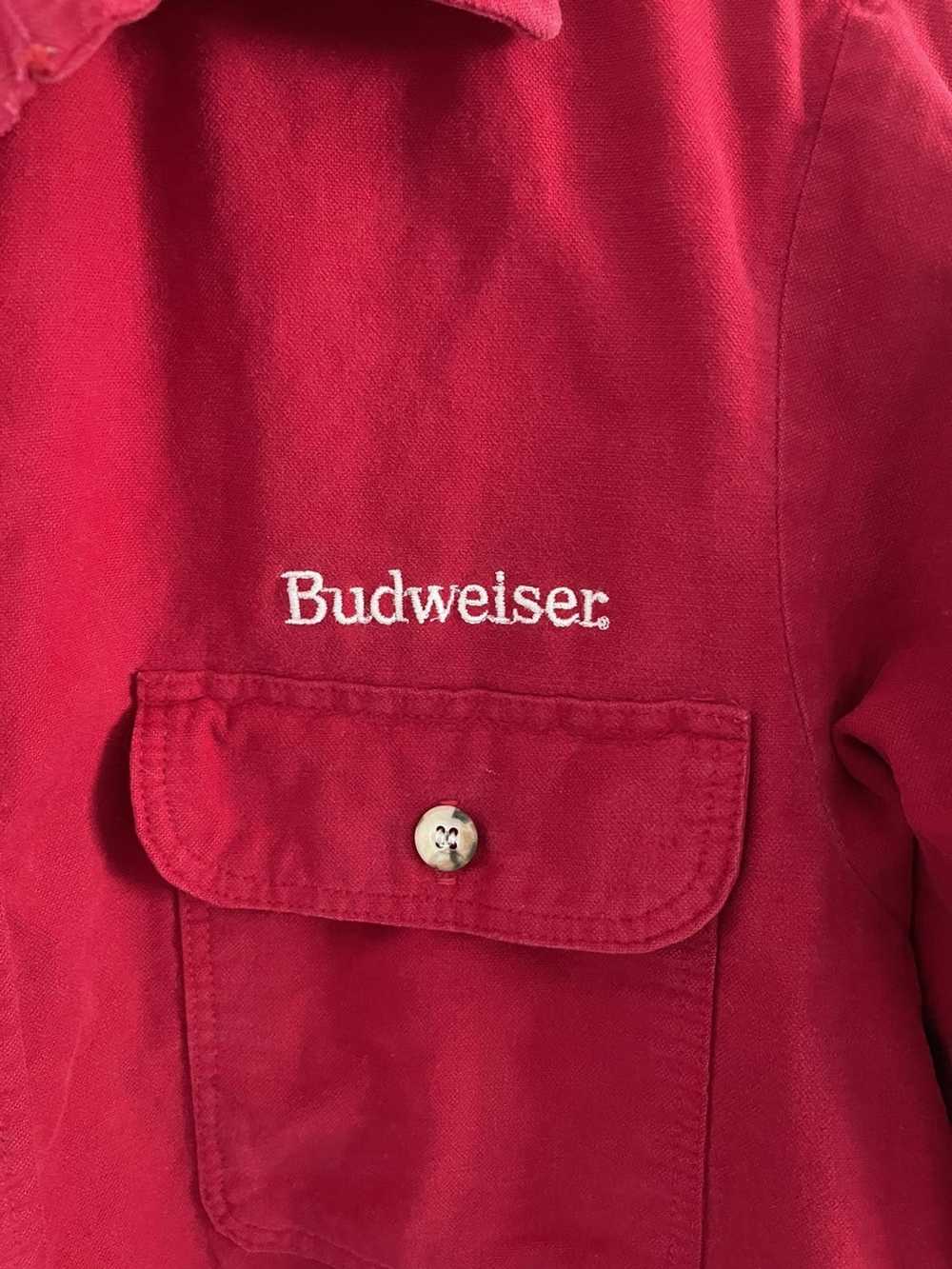 Budweiser × Vintage VINTAGE Budweiser Embroidered… - image 2