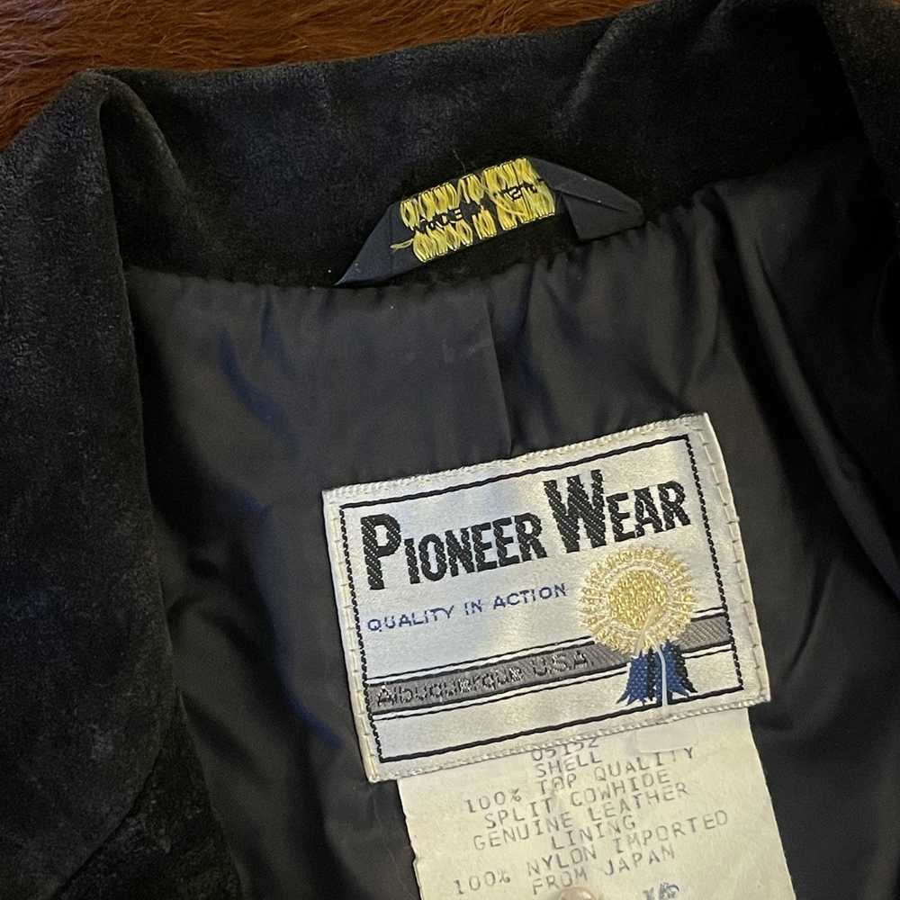 Designer 80s Pioneer Wear Western Fringe Jacket i… - image 5