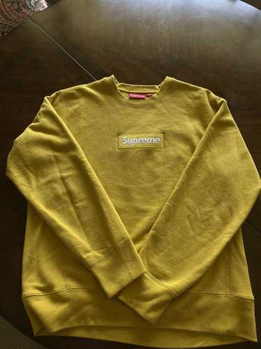 Supreme Supreme Mustard Box logo