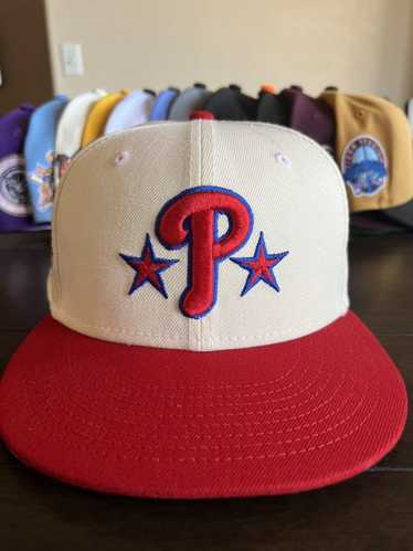 Men's New Era White Philadelphia Phillies Cooperstown Collection Camp  59FIFTY Fitted Hat - Yahoo Shopping