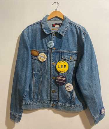 Vintage Denim jacket with pins