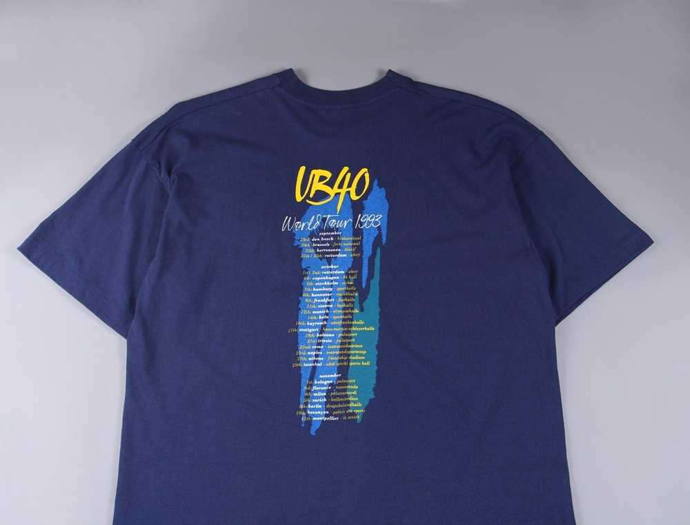 Band Tees × Rock T Shirt × Vintage 1993 UB40 Worl… - image 2