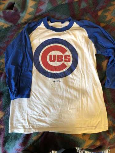 Majestic × Vintage Chicago Cubs 3/4 sleeve