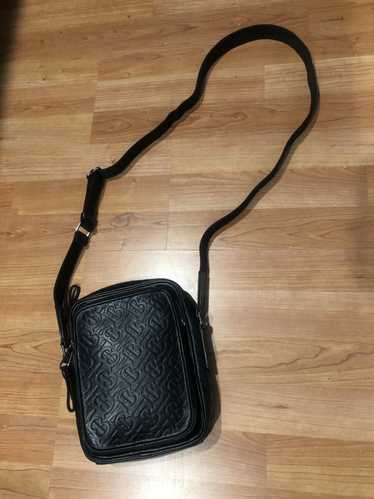 Burberry Burberry Black leather monogram crossbody