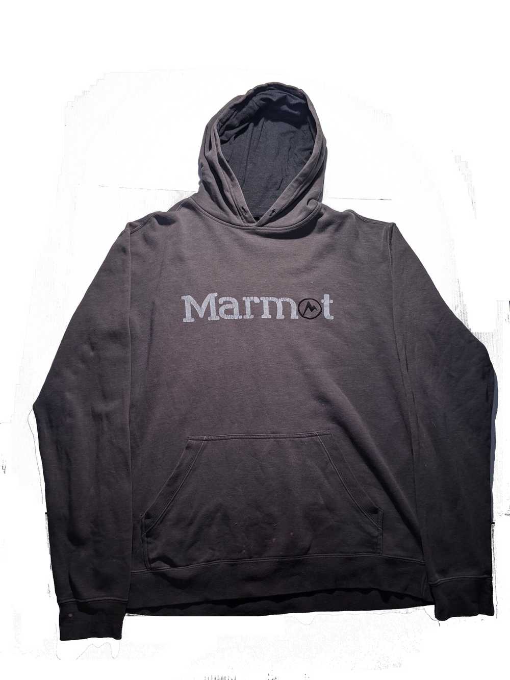 Marmot Large Gray Vintage 2000s Big Spell Out Pul… - image 1