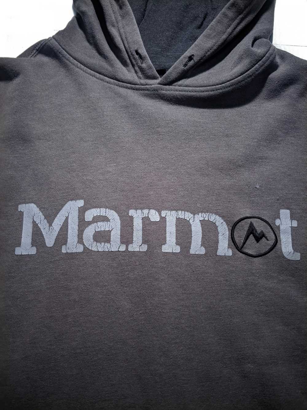 Marmot Large Gray Vintage 2000s Big Spell Out Pul… - image 2