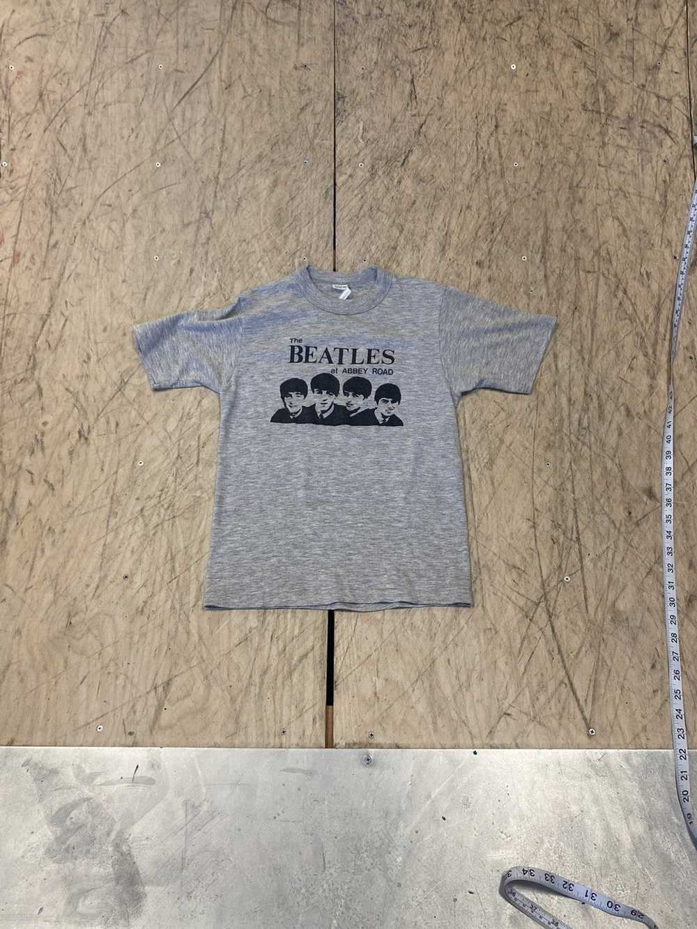 Band Tees × Rock T Shirt × Vintage 70s Beatles Ab… - image 1