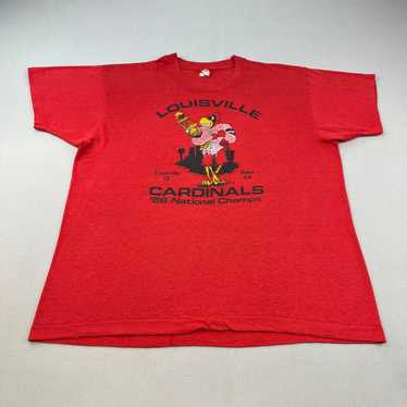 Jerzees, Shirts, Vintage 98s Mens Adult Louisville Cardinals Basketball  Sweatshirt Usa 80s Xl