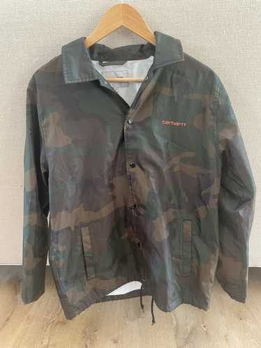 CARHARTT WIP Plains Liner Trail Jacquard Woodland Army Camo