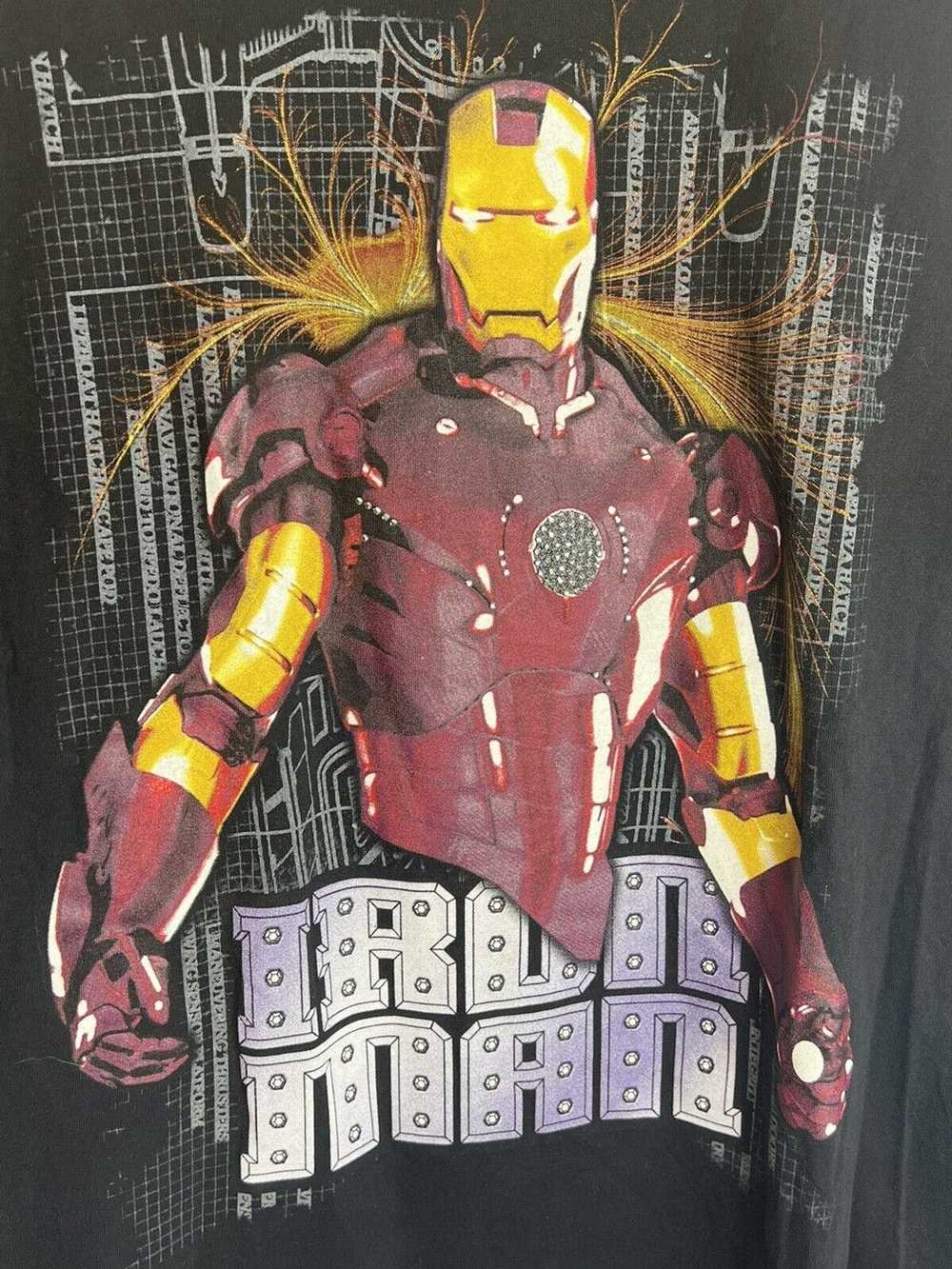 Other Intex Marvel Iron Man Bedazzled Black Graph… - image 4